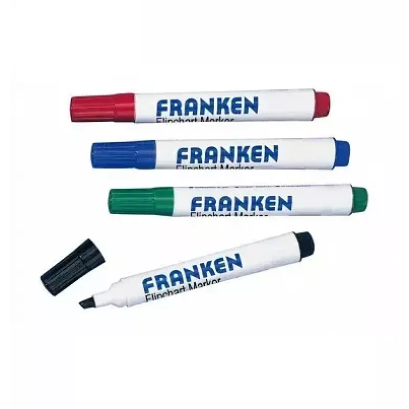 Fixka Franken Z2203 4 ks čierna modrá zelená červená