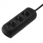 Hama 00108843 prepäťová ochrana čierna 3 AC zásuvky 230 V 5 m