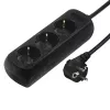Hama 00108843 prepäťová ochrana čierna 3 AC zásuvky 230 V 5 m