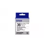 Epson magnetická náplň do etiketovacieho prístroja LK-7WB2 čierna/biela 36mm (1,5m)
