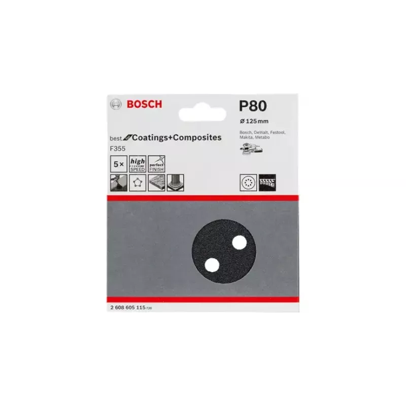 Brúsne kotúče Bosch F355 Best for Coatings and Composites