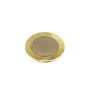 Dvojpásmový reproduktor Omnitronic 80710203 zlatý káblový 6 W