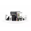 Dvojpásmový reproduktor Omnitronic 80710232 biely káblový 40 W