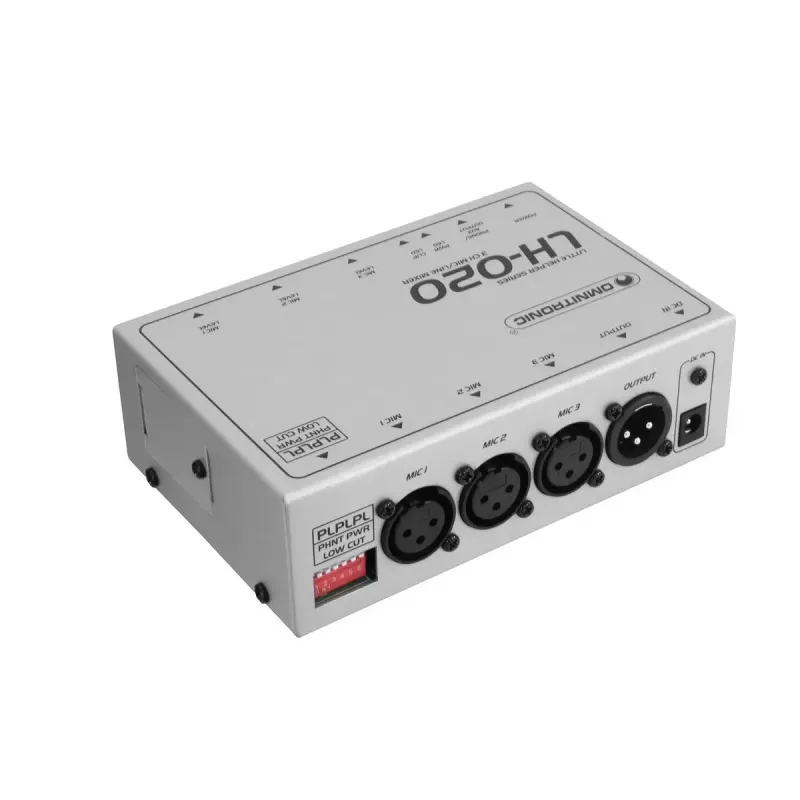 Audio mixér Omnitronic 10355020 3 kanály 25 - 16000 Hz biela