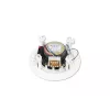 Širokopásmový reproduktor Omnitronic 80710210 biely káblový 5 W