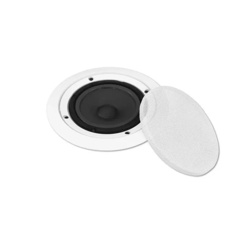 Širokopásmový reproduktor Omnitronic 80710210 biely káblový 5 W