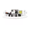 Širokopásmový reproduktor Omnitronic 80710230 biely káblový 10 W