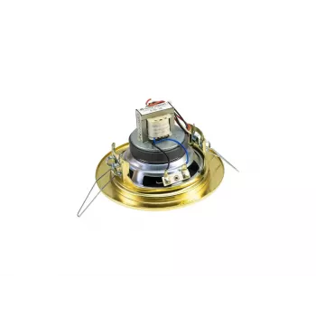 Dvojpásmový reproduktor Omnitronic 80710207 zlatá káblový 6 W