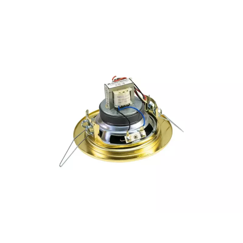 Dvojpásmový reproduktor Omnitronic 80710207 zlatý káblový 6 W