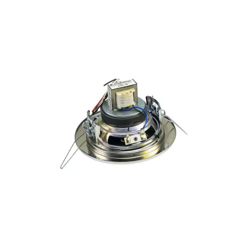 Dvojpásmový reproduktor Omnitronic 80710208 strieborný káblový 6 W