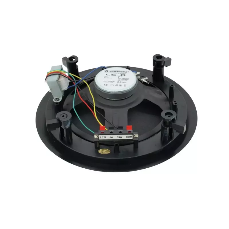 Širokopásmový reproduktor Omnitronic 80710231 čierny káblový 10 W