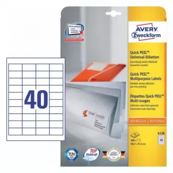 Samolepiaca etiketa obdĺžnik AVERY 6126