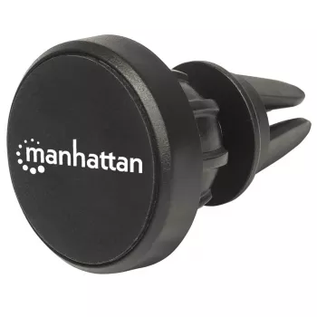 Manhattan magnetický držiak do vetracích mriežok auta, nastaviteľné uchytenie klipom, rýchle nasadenie a zloženie, protišmyková podložka, čierna, doživotná záruka