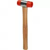 Gumené kladivo KS Tools 140.5202 plastová hlava drevená rukoväť 30 cm 350 g