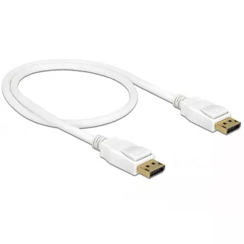DisplayPort kábel DeLOCK 85507 0,5 m biely