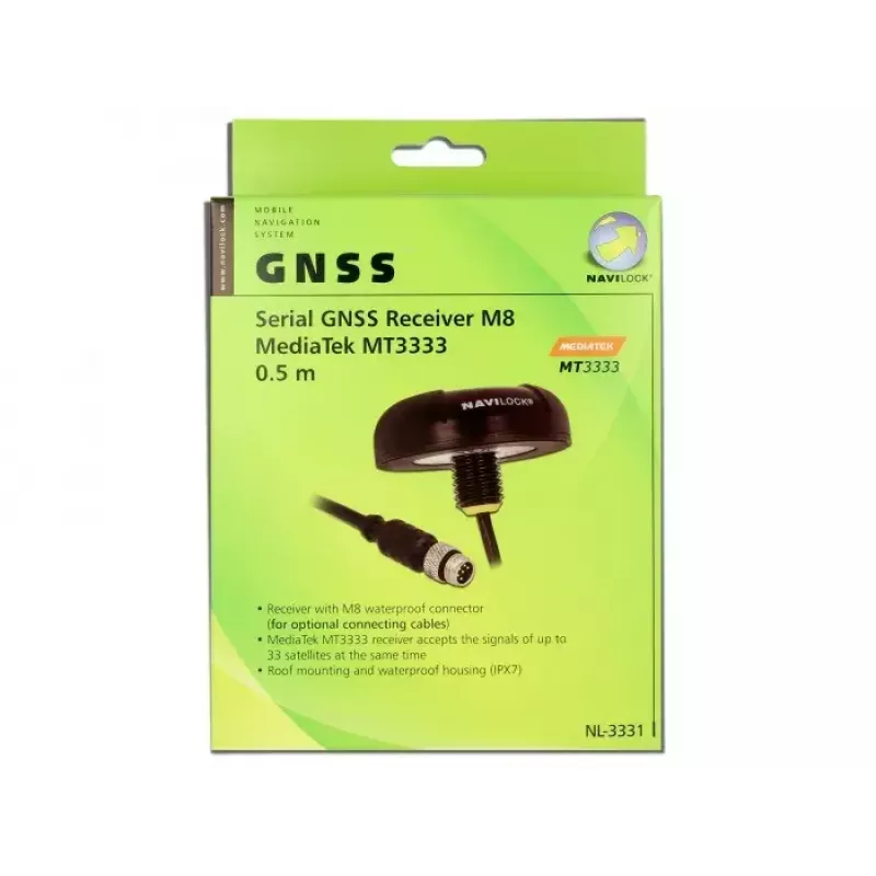 GPS prijímací modul Navilock 60326 M8 99 kanálov čierny