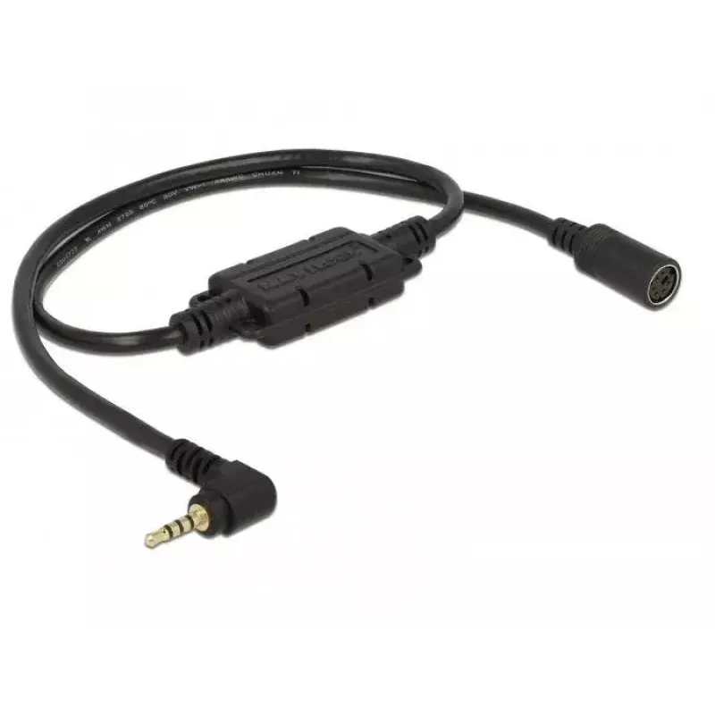 Audio kábel Navilock 62881 0,52 m 2,5 mm čierny
