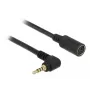 Audio kábel Navilock 62881 0,52 m 2,5 mm čierny