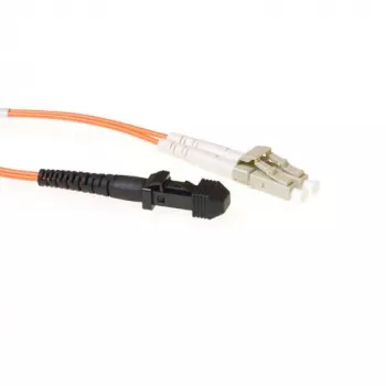 ACT 3 metre LSZH multimode 62,5/125 OM1 optický patch kábel duplex s MTRJ a LC konektormi