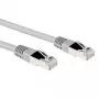 ACT sivý 2 metre LSZH U/UTP CAT5E patch kábel s RJ45 konektormi