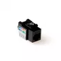 Keystone jack ACT CAT6 nechránený Punch Down čierny TD6014