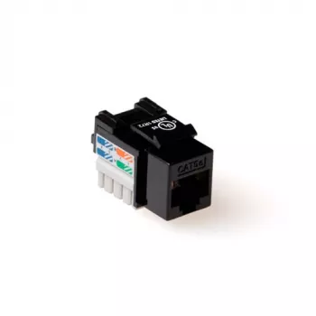 Keystone jack ACT CAT6 nechránený LSA biely TD6015