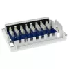 Nástenná krabica ACT FA5000 nechránená 8-port Cat5e — 171,4×38×118,8 mm