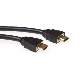 ACT 0,5 m HDMI High Speed kábel v2.0 s HF blokom, HDMI-A konektor – HDMI-A konektor