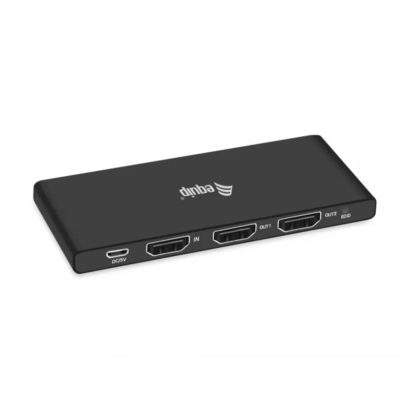 Equip Ultra tenký 2-portový HDMI 2.0 splitter