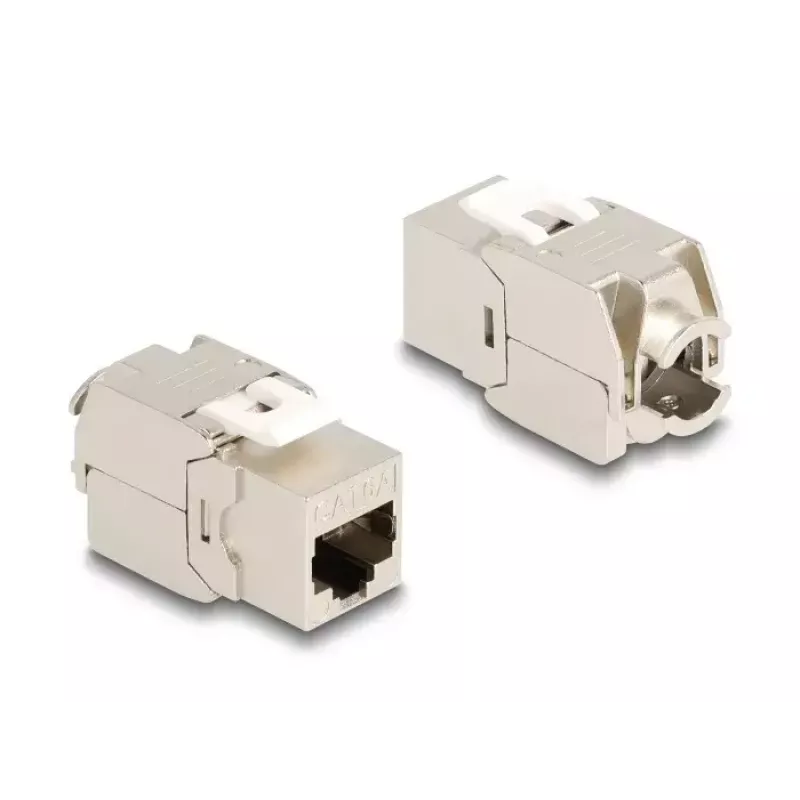 Delock 86050 modul Keystone zásuvka RJ45 Cat.6A STP, balenie po 4 ks