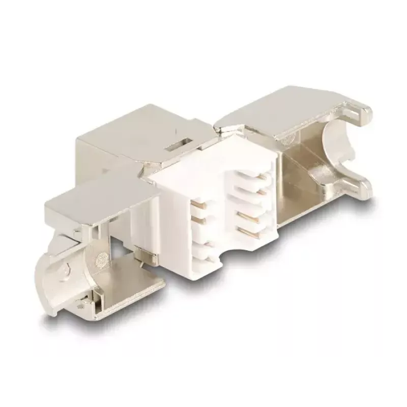 Delock 86050 modul Keystone zásuvka RJ45 Cat.6A STP, balenie po 4 ks