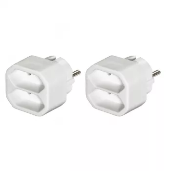 Hama 00223211 predlžovací kábel 2 AC výstupy interiér biely