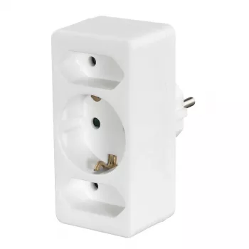 Hama 00223215 predlžovací kábel 3 AC výstupy interiér biely