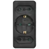 Hama 00223216 predlžovací kábel 3 AC výstupy interiér čierny