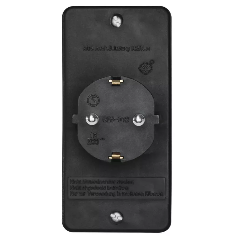 Hama 00223216 predlžovací kábel 3 AC výstupy interiér čierny