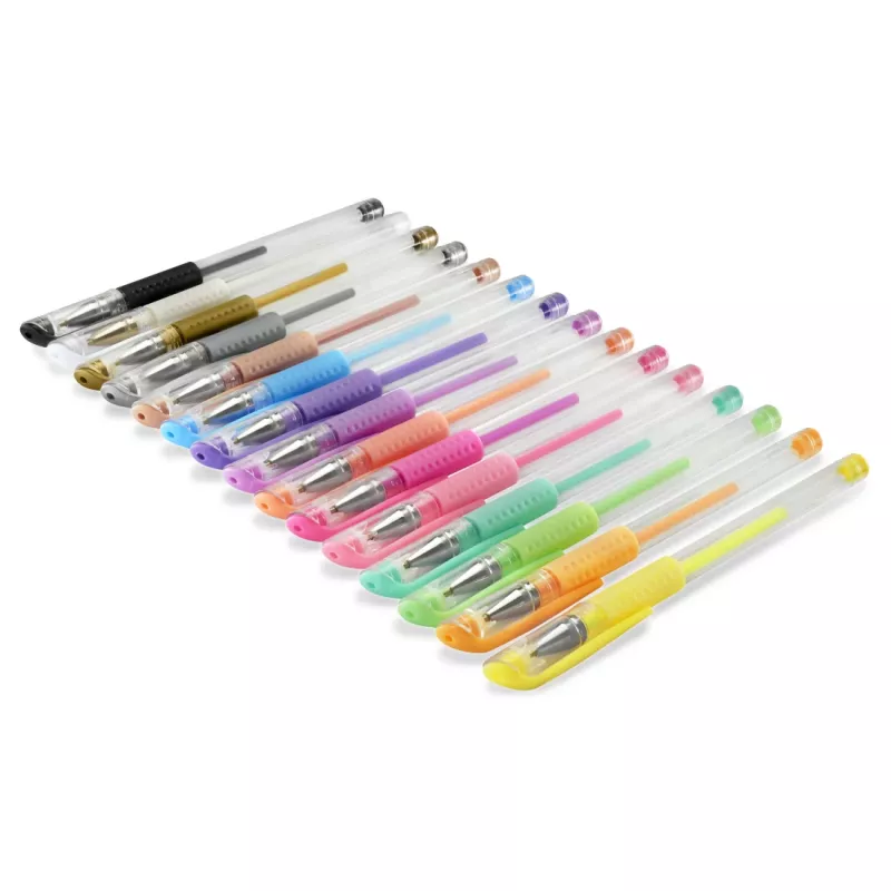 Hama Pastel & Classic gélové pero s uzáverom viacfarebné 15 ks