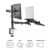 ACT AC8305 stojan na notebook a rameno monitora, 15,6 palca (39,6 cm), čierny