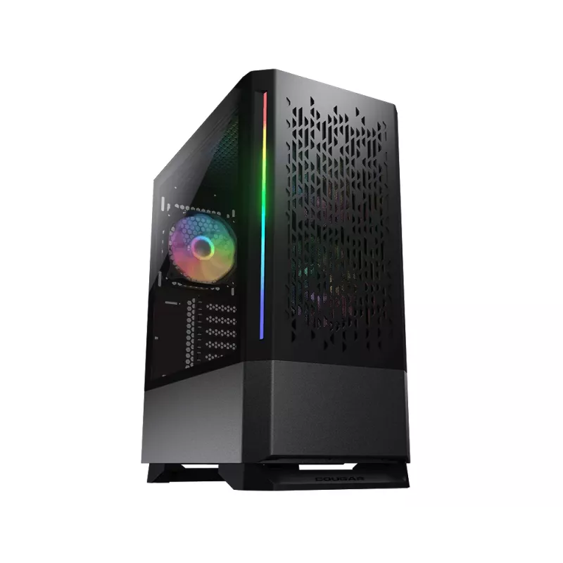 PC skriňa COUGAR herná skriňa MX430 Air RGB Midi Tower čierna