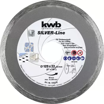 Rezný kotúč KWB 725870 na keramiku mramor dlažbu