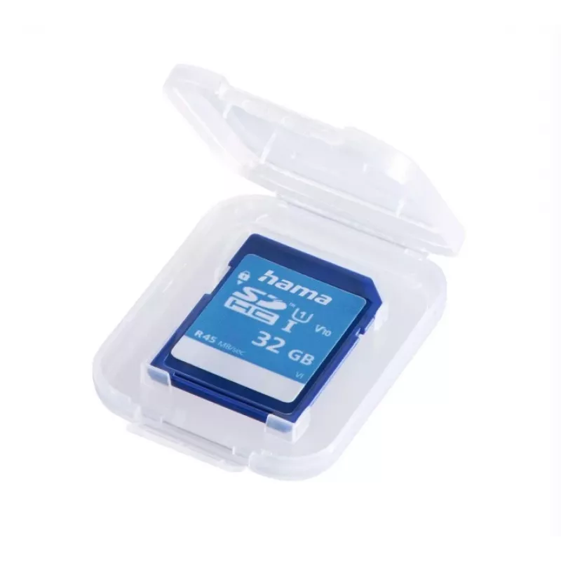 Hama 00095989 puzdro na pamäťové karty 1 karta polypropylén (PP) transparentné