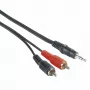 Hama 00205106 audio kábel 2 m 3,5 mm 2 x Cinch čierna, červená