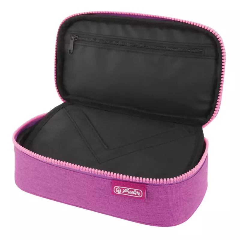 Peračník Herlitz beatBox ABC Soft polyester ružová fialová 225x120x70mm