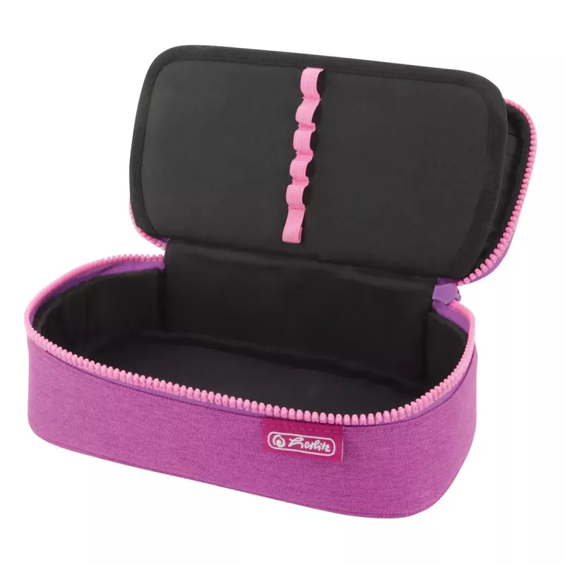 Peračník Herlitz beatBox ABC Soft polyester ružová fialová 225x120x70mm