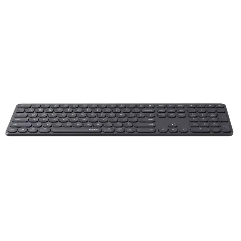 Bluetooth klávesnica Rapoo 00228033 QWERTZ nemecká tmavosivá bezdrôtová