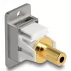 DeLOCK 90883 Zásuvka 3,5 mm strieborná biela konektor samica