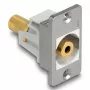 DeLOCK 90883 Zásuvka 3,5 mm strieborná biela konektor samica