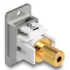 DeLOCK 90884 Zásuvkový modul 3,5 mm strieborný biely konektor samica