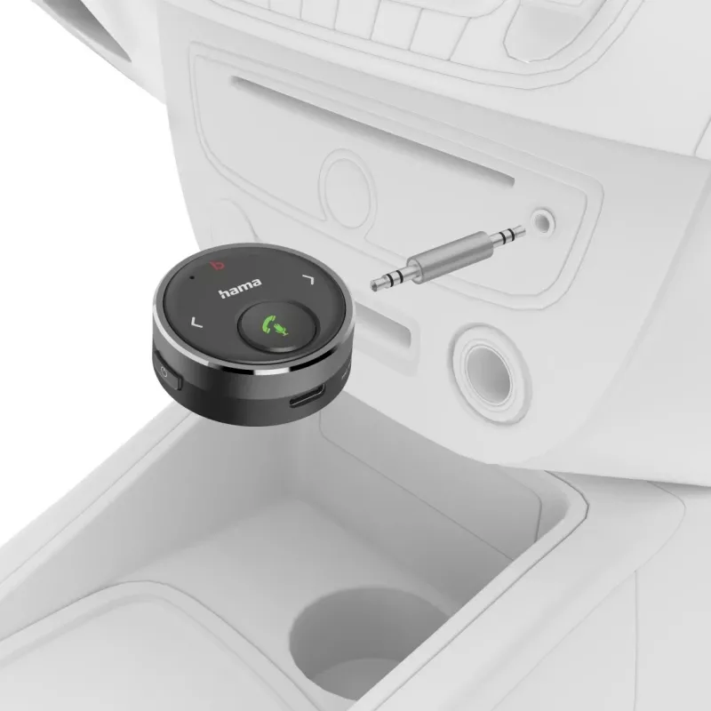 Hama 00014173 Bluetooth hudobný prijímač 7 m čierny, sivý, strieborný