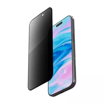 LAUT PRIME PRIVACY ochranná fólia proti zvedavým pohľadom Apple iPhone 17 Pro odolná proti prachu nárazuvzdorná odolná proti poškriabaniu
