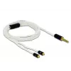 audio kábel DeLOCK 85846 1,2 m 4,4 mm 2x MMCX biely